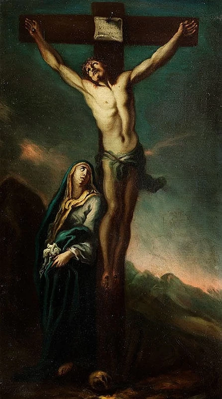 Crocifisso con la Maddalena